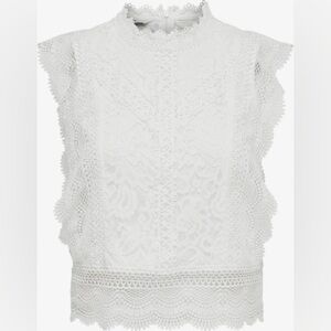 Elegant White Lace Top